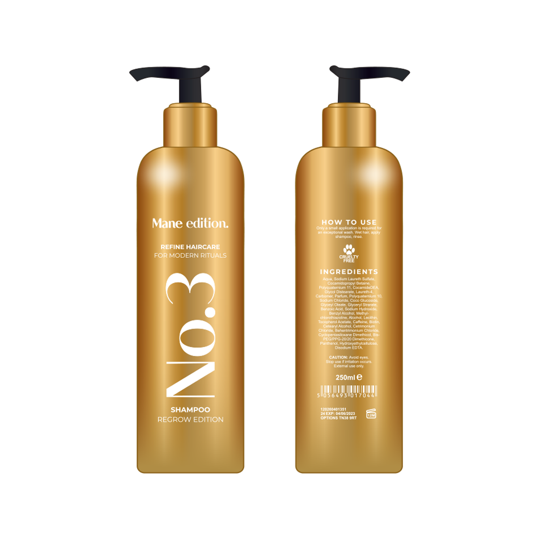 Shampoo with Biotin, Turmeric and Rosemary (250ml)